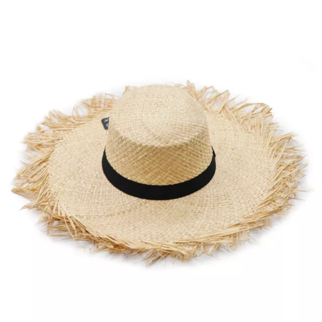 Sombrero En Paja De Hombre Mujer Modelo Panamá Sombrero Agricultor Moda Especial