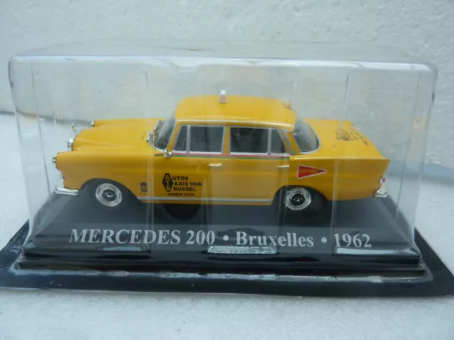 Ixo ? Pour Presse Mercedes 200 1962 Taxi Bruxelles Neuf En Blister Serti