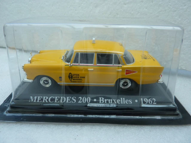 Ixo ? Pour Presse Mercedes 200 1962 Taxi Bruxelles Neuf En Blister Serti