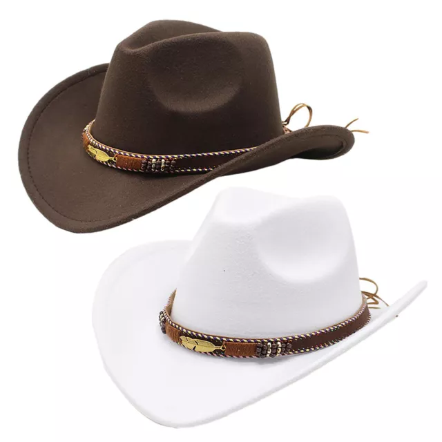Cowboyhut für Herren und Damen, klassischer Ranch-Stil, Cowboy-Westernhut, Cowg