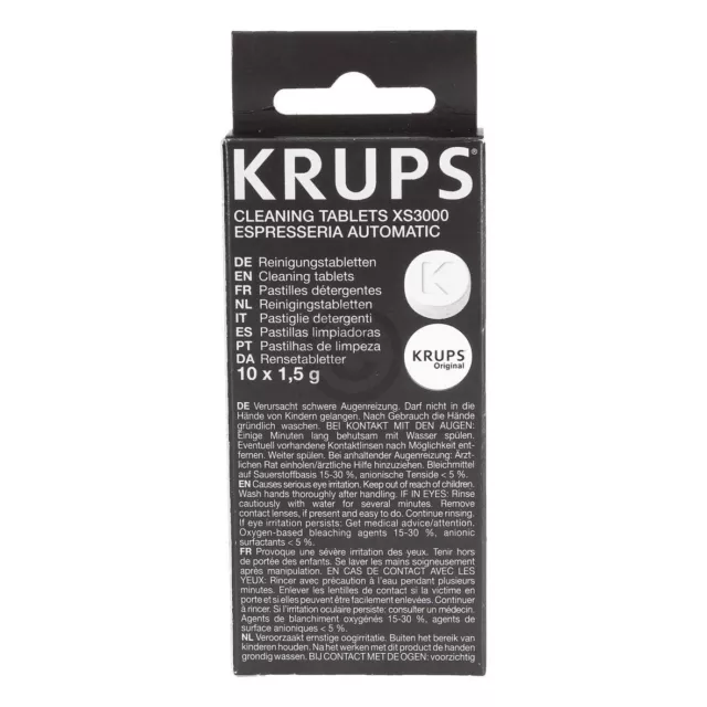 [2,09 €/Stk] Reinigungstabletten KRUPS XS300010 für Kaffeemaschine Espressomasch