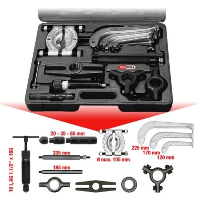 Set estrattori KS TOOLS 700.1200 acciaio utensili