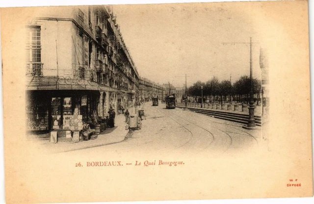 CPA BORDEAUX-Le Quai Bourgogne (176906)