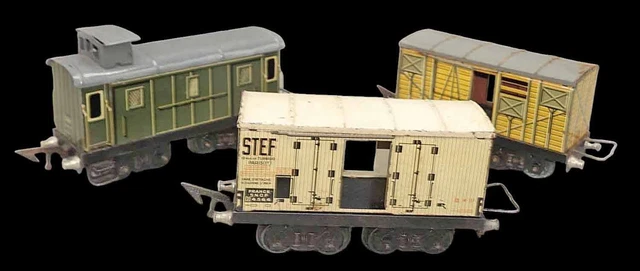 ANCIEN JOUET TOLE JEP Unis France train wagon postes telegraphes vintage boite EUR 59,90 - FR