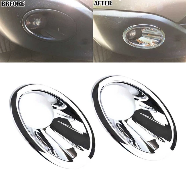 Hochwertige Chrom Nebelscheinwerfer Abdeckung Blende für Nissan Qashqai NJ10 (+