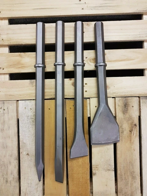 JCB BEAVER HYD BREAKER FITTING CHISEL, POINT, 75 & 115 mm Chisel 32 mm ...