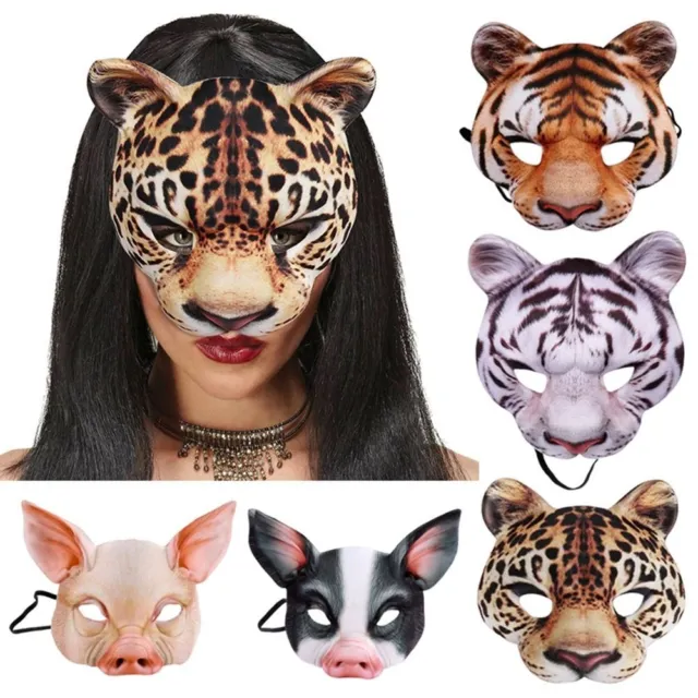 Fête Mascarade Masque animal 3D Accessoires Costume Masques de bal masqué  Fête