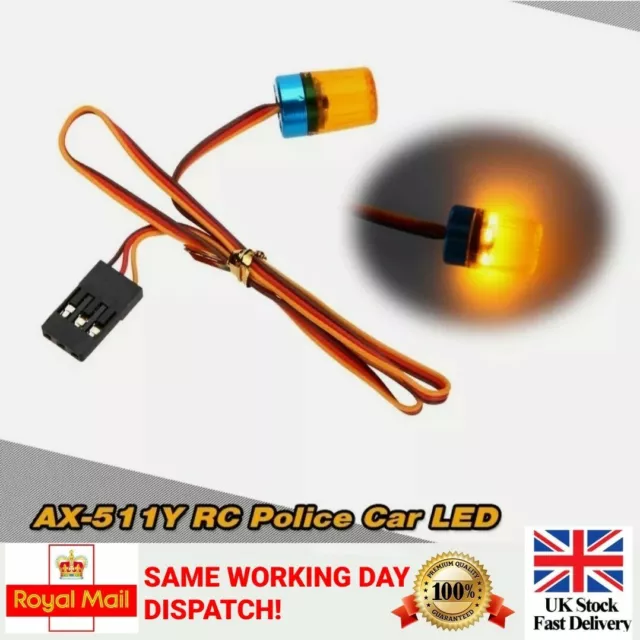 Ultra Bright LED Lights Flashing Rotating Light For RC  Car Crawlers