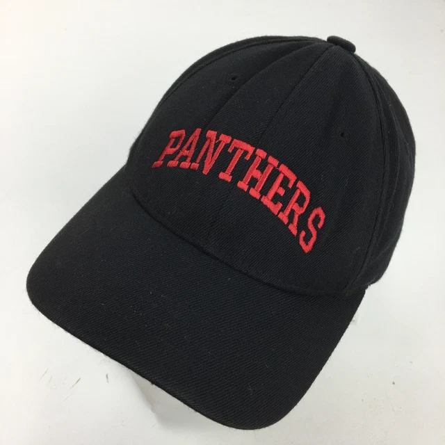 Pantere Nero Rosso Ragazzi Sfera Cappello Aderente Taglia Unica Baseball