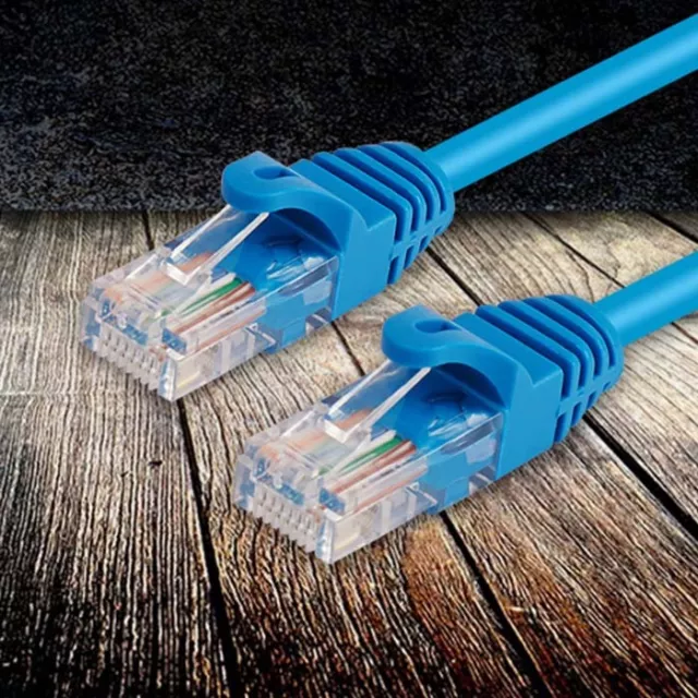 1.2m 5feet Network Cable RJ45 LAN Patch Lead Cat 5e Ethernet Broadband Router pc