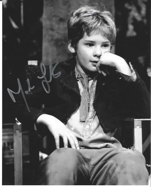 Mark Lester In Person signed 10" x 8" photo - English child actor - A473
