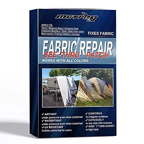Fabric Repair Kit, Canvas Repair Patch kit, Tent Repair kit, Suitable 1 Pack