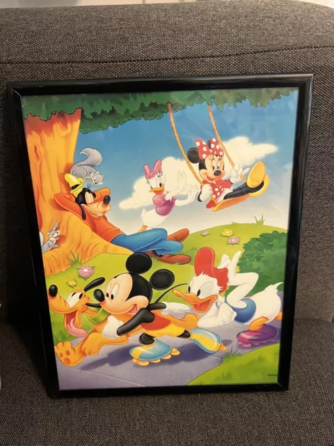 Walt Disney classic collection vintage picture of Mickey Mouse with Donald Duck.
