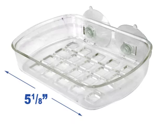 Soap Dish Holder Suction Wall Holder Bathroom Shower Cup Sponge Dish Basket Tray