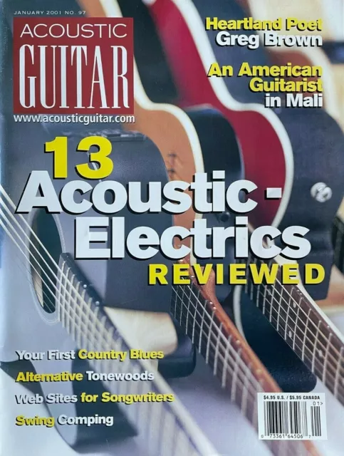 Acoustic Guitar Magazine January 2001 Swing Comping 13 Acoustic Electrics Review