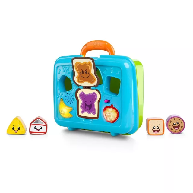 Bright Starts 52128 Kichern Gourmet Kichern und Lernen Lunchbox Baby Aktivität Spielzeug