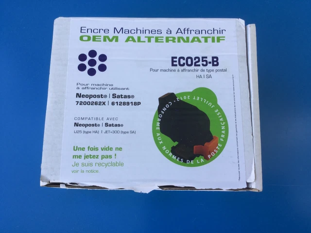 Ricambio Affrancatrice Quadient Cartuccia Inchiostro Compatibile Per Affrancatrice Neopost IS200 IS240 IS280 - Colore Blu Nastro Isolante Elettricista - Foto 2