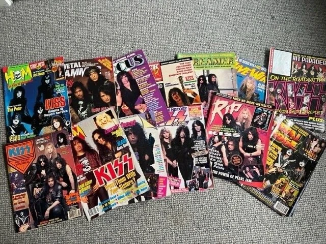 KISS MAGAZINE BUNDLE Live Wire 96 Music Trader 97 Guitar World 96 All Kiss  Cover $15.00 - PicClick AU