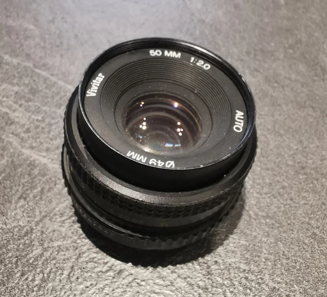 Objectif Vivitar 50mm F/2  monture Pentax-K
