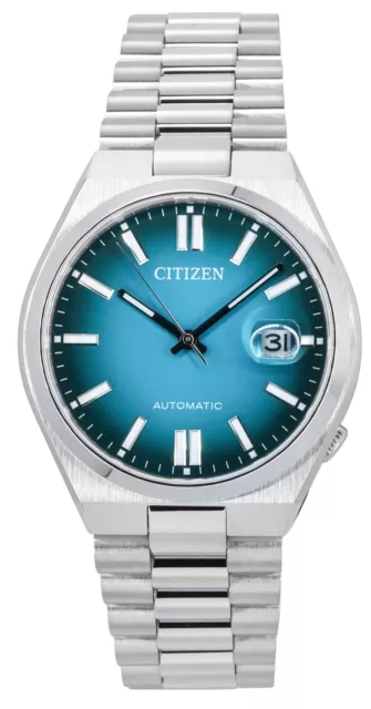 Citizen Tsuyosa Stainless Steel Turquoise Dial Automatic NJ0151-88X Mens Watch