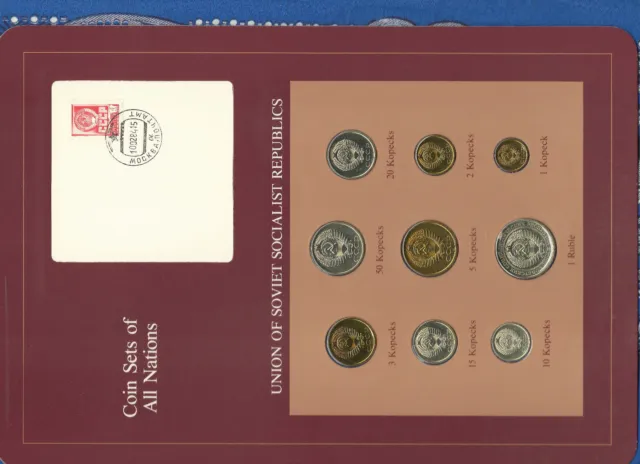Coin Sets of All Nations USSR Russia All 1976 20 Kopeck UNC w/card Cat -$600+