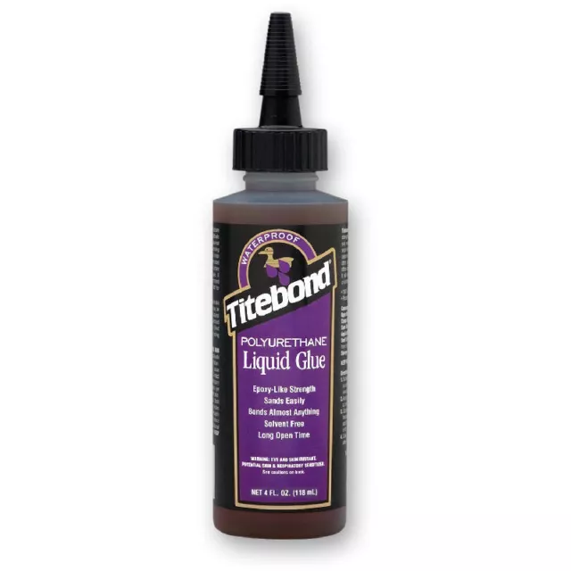 Titebond Polyurethane Liquid Glue Waterproof 4oz Bottle 212513 From RDGTools