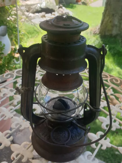Alte Petroleumlampe Feuerhand No 175 Super Baby WWII Germany