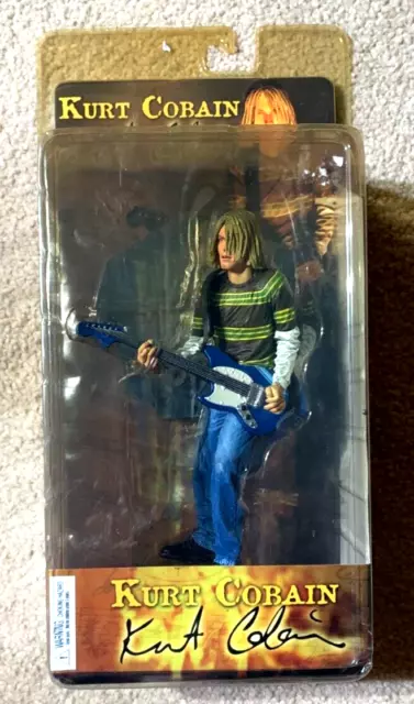 NECA Kurt Cobain 7'' Action Figure Nirvana OOP NEW MIB Teen Spirit