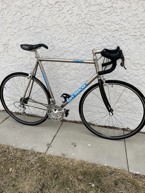 Eddy Merckx Majestic Titanium Road Bike Campagnolo Record 60cm Mint Condition Eddy Merckx Majestic Titanium Road Bike Campagnolo Record 60cm Mint Condition