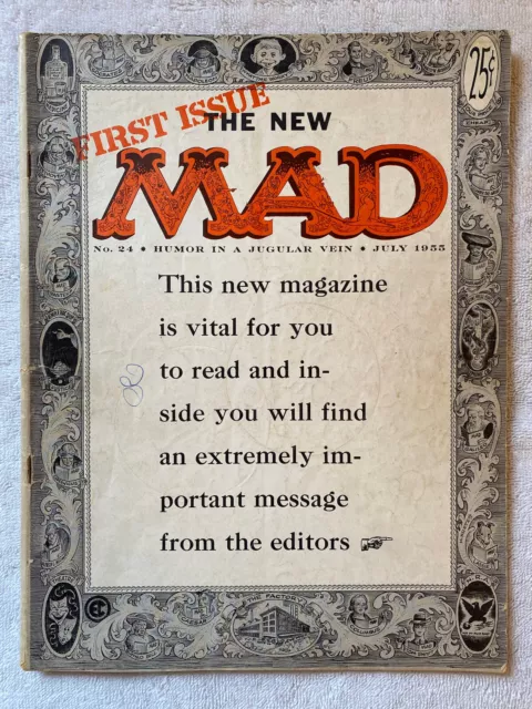 Mad Magazine Number 24 This is the first issue of the larger size magazine.