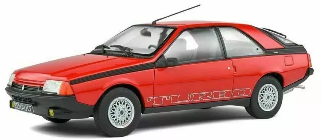 Renault Fuego Turbo1980 Red 1/18 - S1806401 SOLIDO