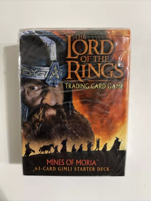 Lord Of The Rings TCG Gimli Starter Deck Mines of Moria CCG Decipher LOTR New!