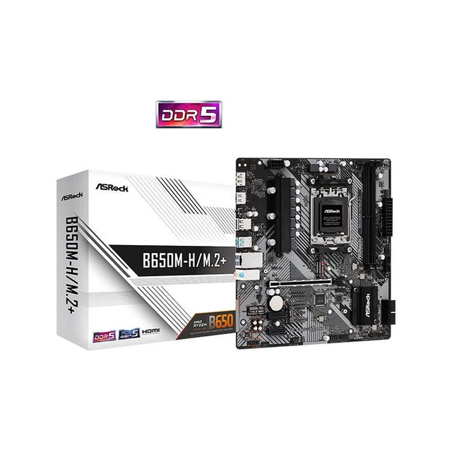 Scheda Madre ASRock B650 Micro-ATX - AMD, DDR5, PCIe 4.0, M.2, HDMI/DP - Foto 4