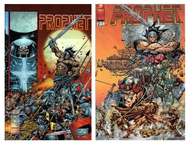 Prophet #1 (Holochromium Edition) + #2 Chromium Variant - FLAWLESS COPIES!