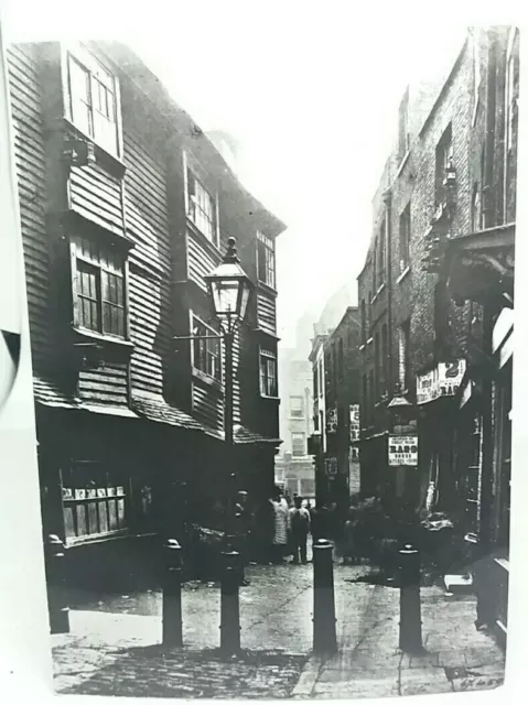 Vintage Rp Repro Postcard Peters Lane Smithfield London Real Photo VGC