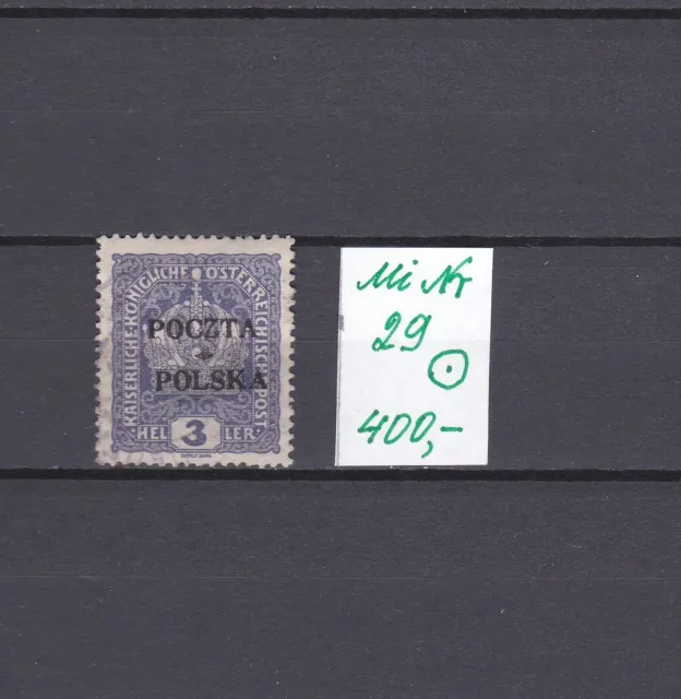 Briefmarken Polen Mi Nr 29 gestempelt