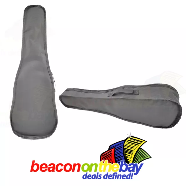 Ukulele Bag 21" 23" 26" Black Fabric Soft Gig Case for Soprano Concert Tenor Uke