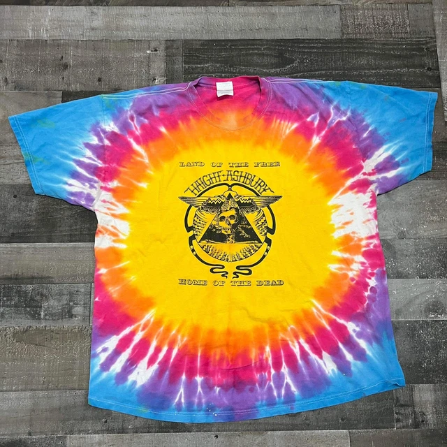 Grateful Dead Dancing Bears Tie Dye Long Sleeve Shirt, Bears In The Woods | Jerry Bear, Peace, Rainbow, Unisex - Foto 9