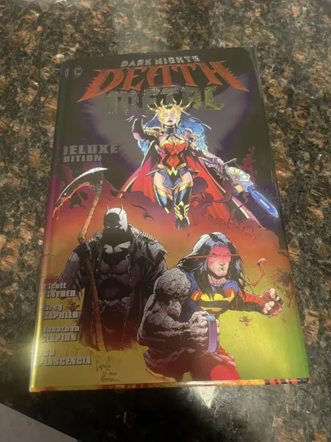 Dark Nights: Death Metal Deluxe Edition by Scott Snyder & Greg Capullo DC OHC
