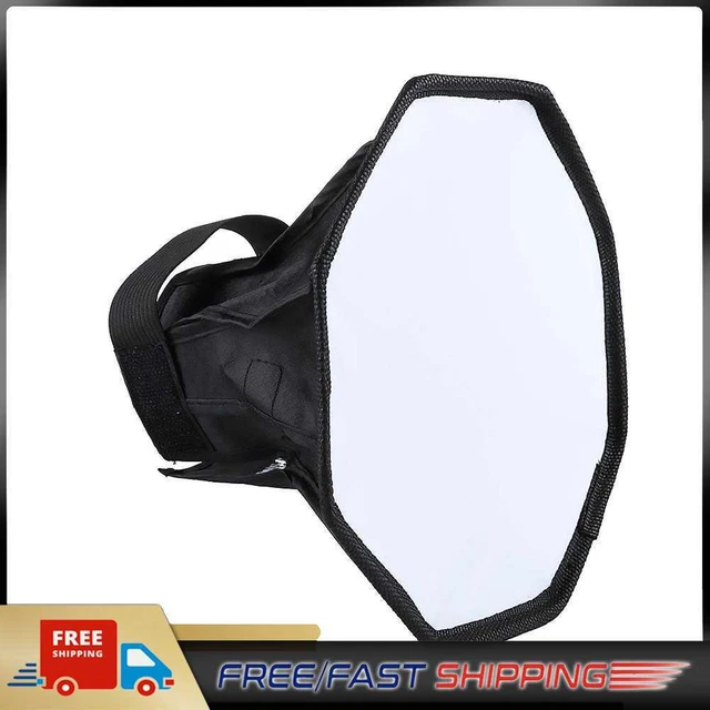 Accesorios para cámara con flash octágono plegable de fotografía PULUZ 20 cm caja suave