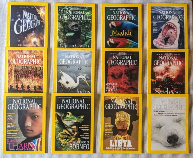 National Geographic Magazine Issues 1996-2008 Pick the Year & Month - Great gift