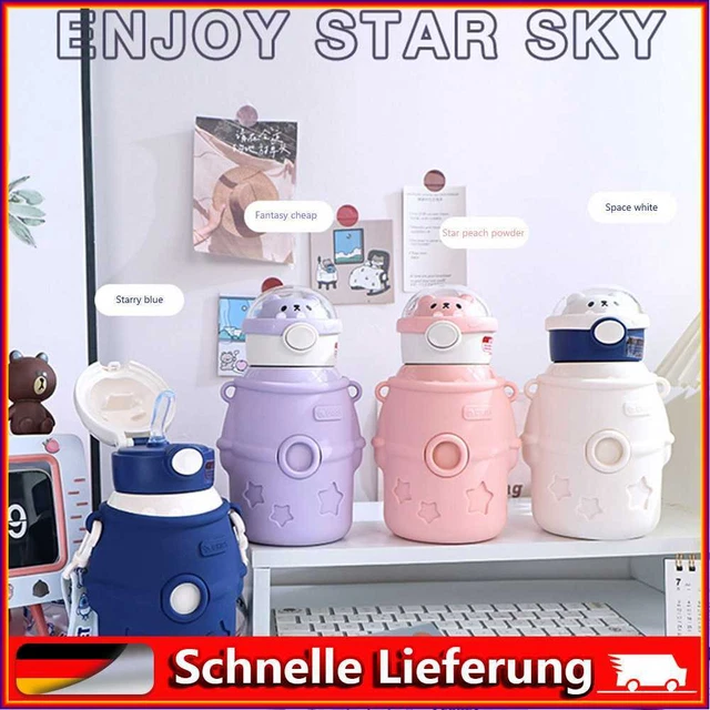 500ml Child Thermal Bottle Portable Thermal Kettle for School Outdoor Adventures