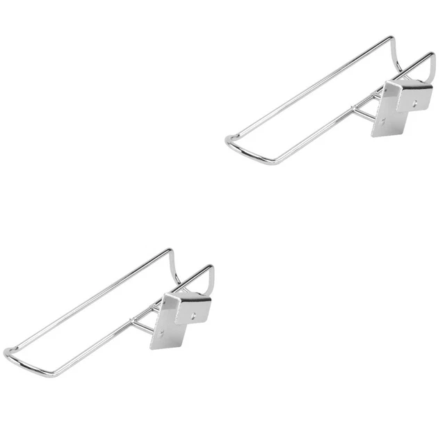 2 Pcs Stainless Steel Skate Rack Wall Mount Hanger Roller Skates Bracket