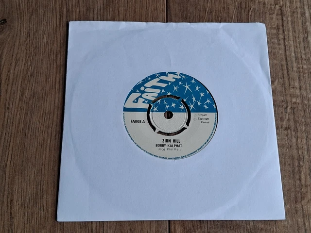 BOBBY KALPHAT ZION HILL /DUB HILL UK FAITH 70s REGGAE £5.00