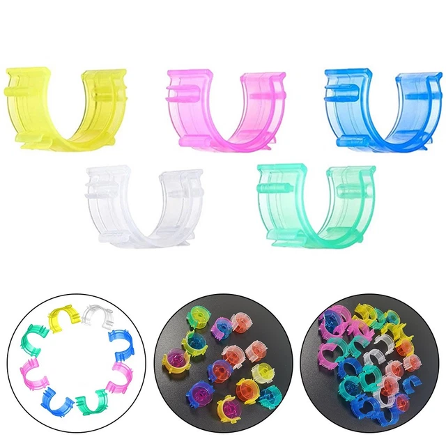 12 Pinces à Canette En Silicone Multicolores - Pour Machines à Coudre - Évite Le Dévidage Du Fil - 10