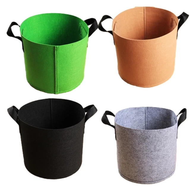 Potager Surélevé 8 Cases Sac De Plantation Yowmina 8 Compartiments - 486L Non Tissé - Potager Balcon Extérieur Jardinière Non Tissé Extérieur