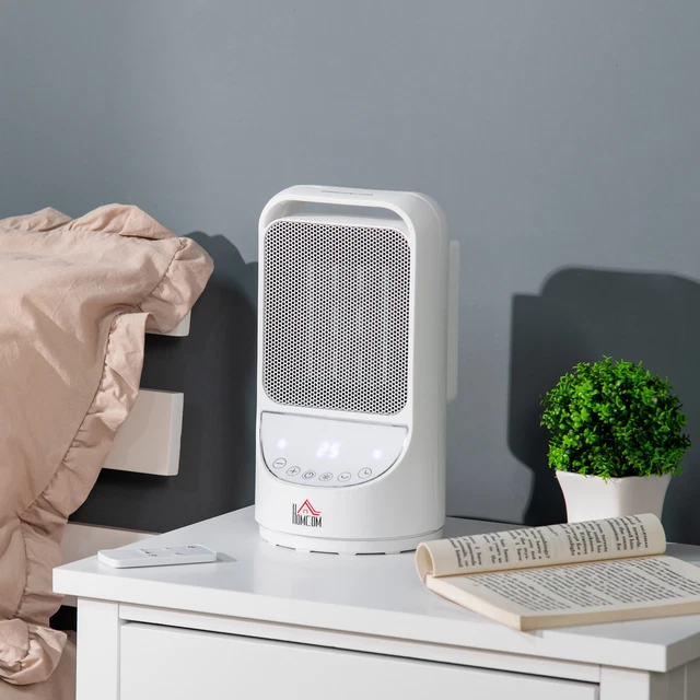 Kfz Heizlüfter Mit Akku Und Fernbedienung HOMCOM HEIZGERÄT HEIZLÜFTER 750W/1500W Heizturm mit Fernbedienung
