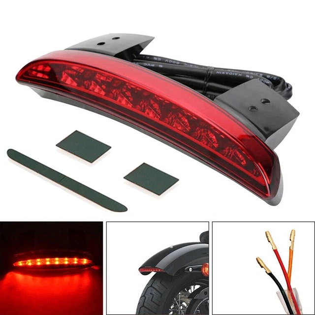 Fanale Posteriore LED Moto Con Frecce E Targa – Universale Per ATV Quad Chopper