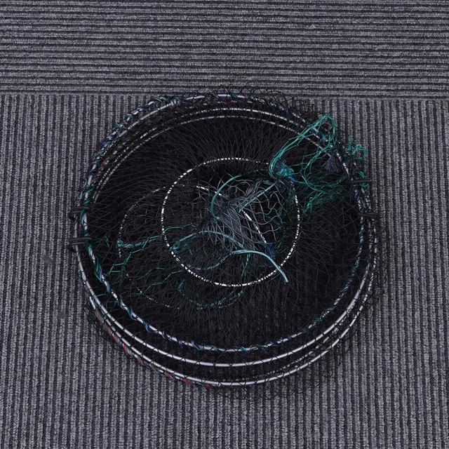 2 Pcs Floating Fishing Net Portable Fishing Landing Net Fold 3