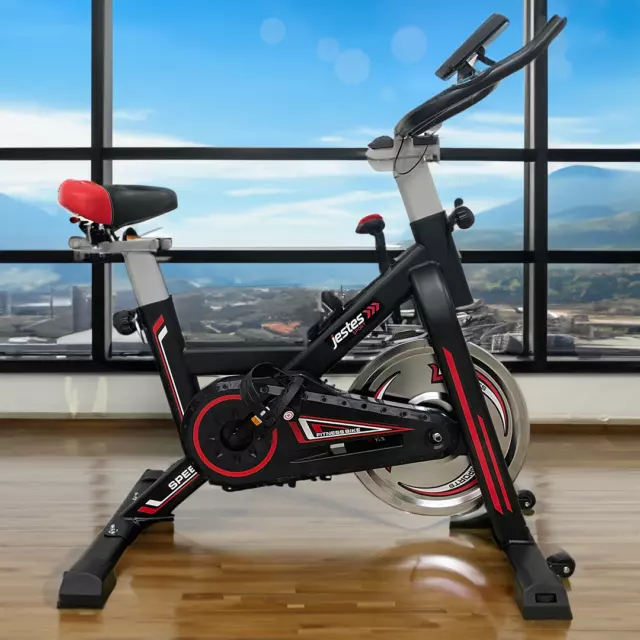 Jestes Spinning Bike Cyclette Bici Fitness - con Computer Fitness Tracker